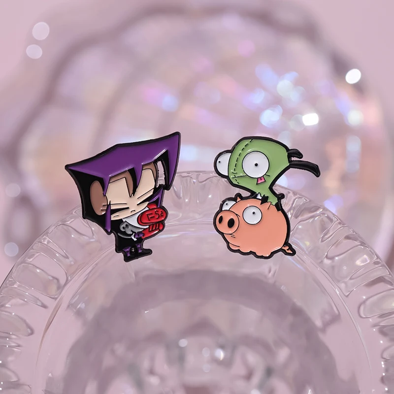 Invader ZIM Enamel Pins - Fun & Fashionable Decoratives