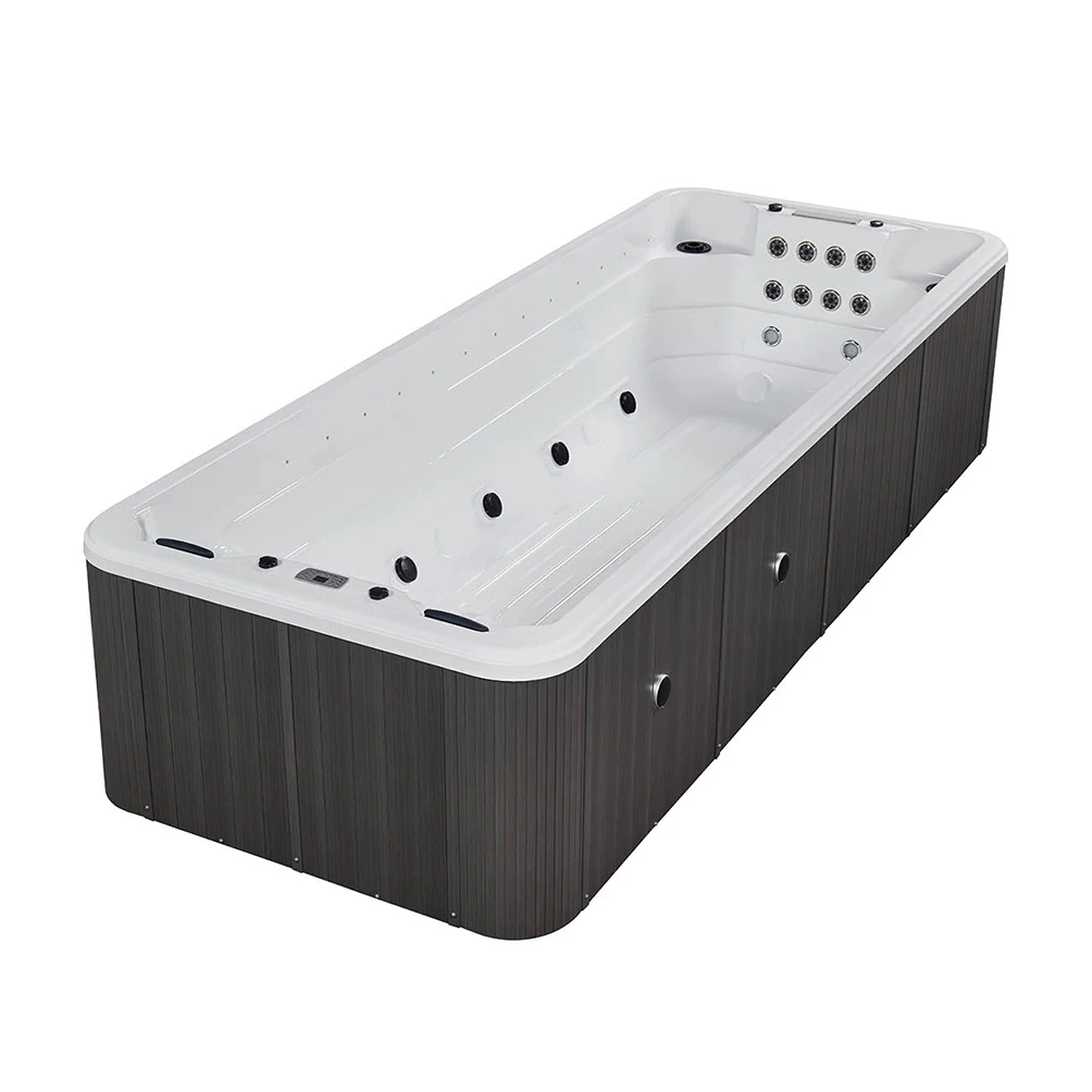 HS-S06B Waterfall Korea Spa Swim Pool/ Fiberglass Pool/ Hot Swim Pool