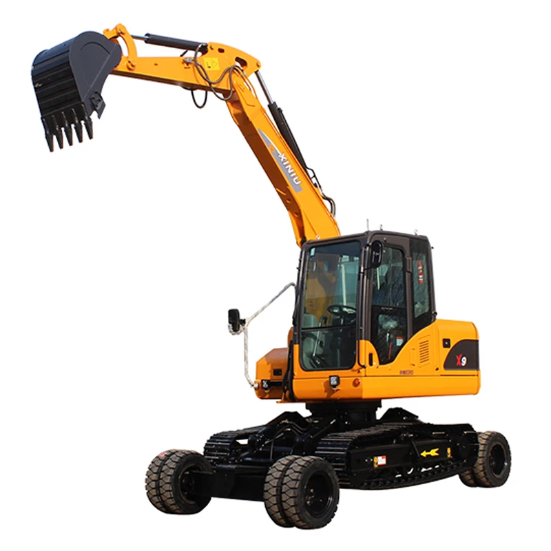Mini Wheel Loader XINIU X8 8Ton Wheel Excavator on Sale
