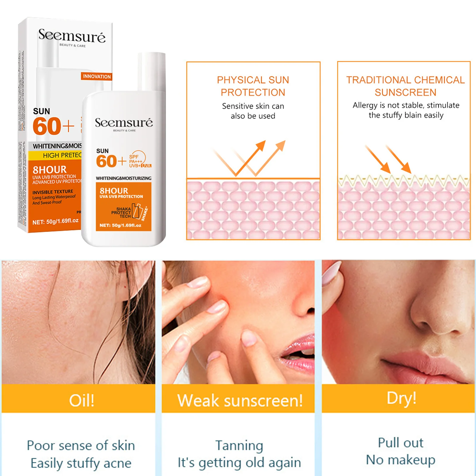Oxybenzone Free Avobenzone Free Hydrating Face Spf 60 Sunscreens Nongreasy Sunscreen Lotion