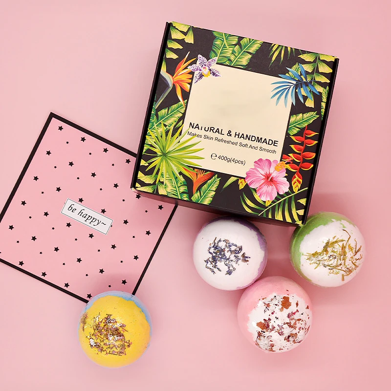 Лидер продаж, эфирное масло премиум-класса, натуральные органические веганские Бомбочки для ванны, набор засушенных цветов, лепестки