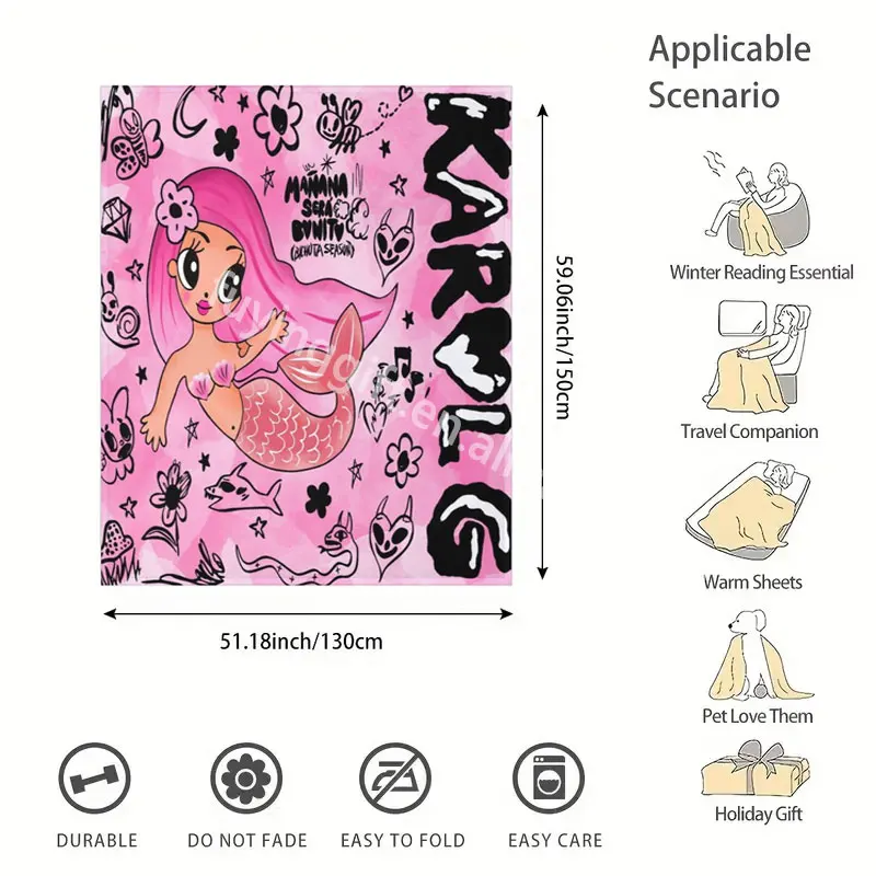 100 Dollar Bill Money Blanket Custom Print Home Bedroom Living Room