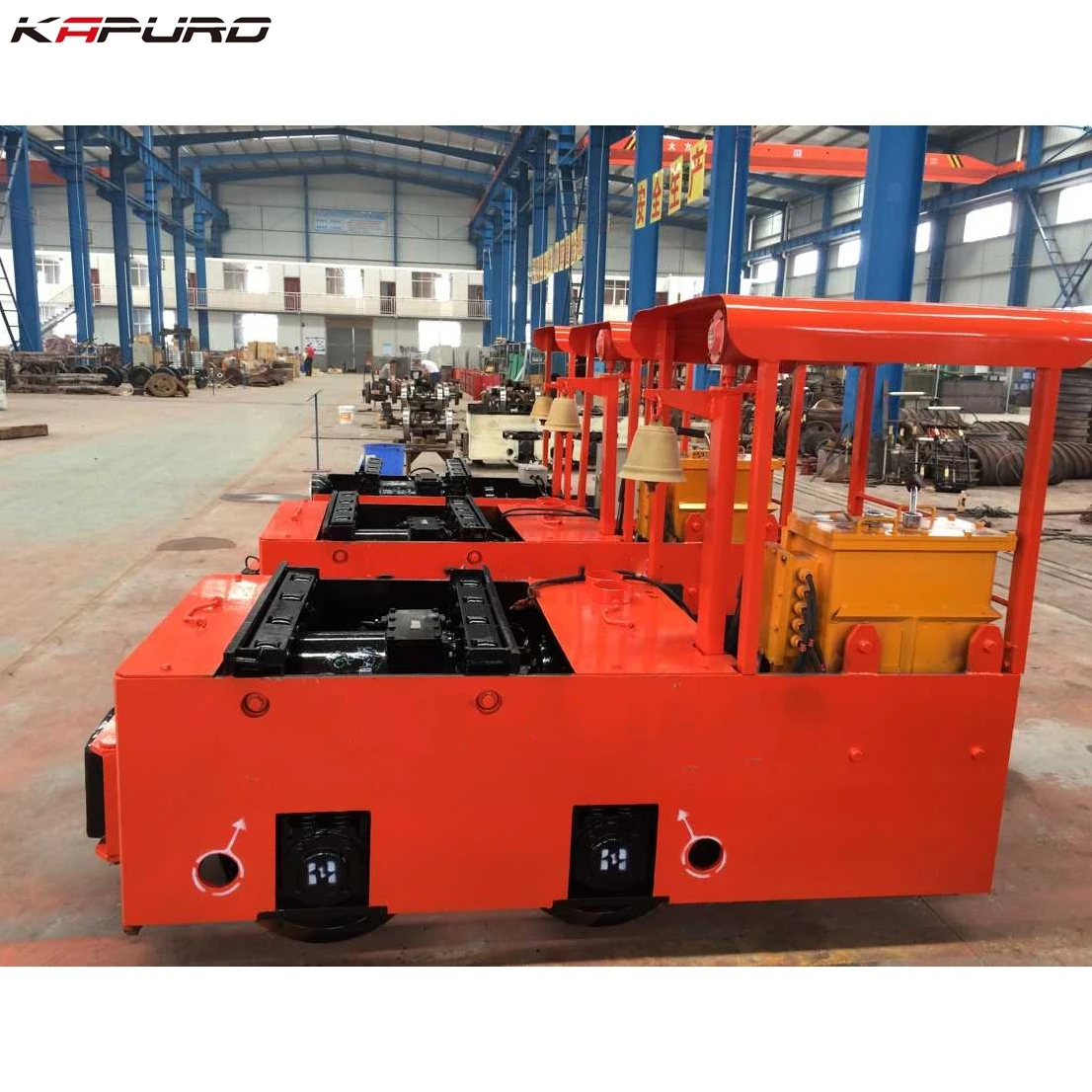 Mining Explosion-Proof Electric Locomotive Customizable Underground Tunnel Narrow Gauge Tractor with Bearing & Pump 5T Capacity