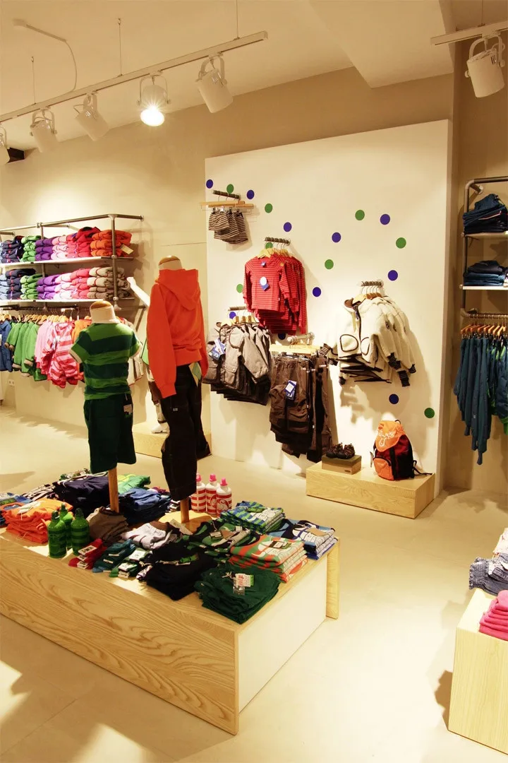 Customizable Baby Clothes Furniture for Display in Shopping Malls  Children's Clothing Store Showcase