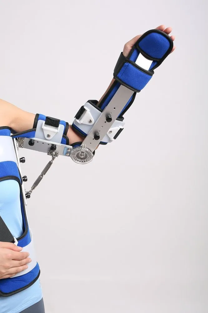 Medical Adjustable Upper Limb Fixation Device Shoulder Abduction Orthosis for Pain Release
