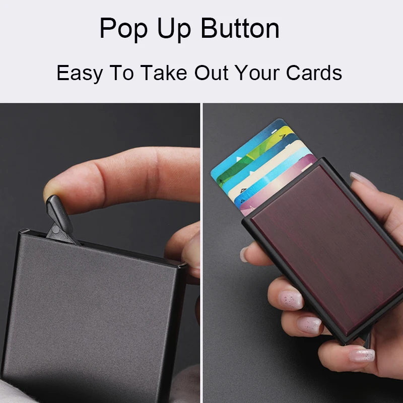 Slim RFID Blocking Wallet For Men & Women – Money Clip, Card Holder, Minimalist Leather