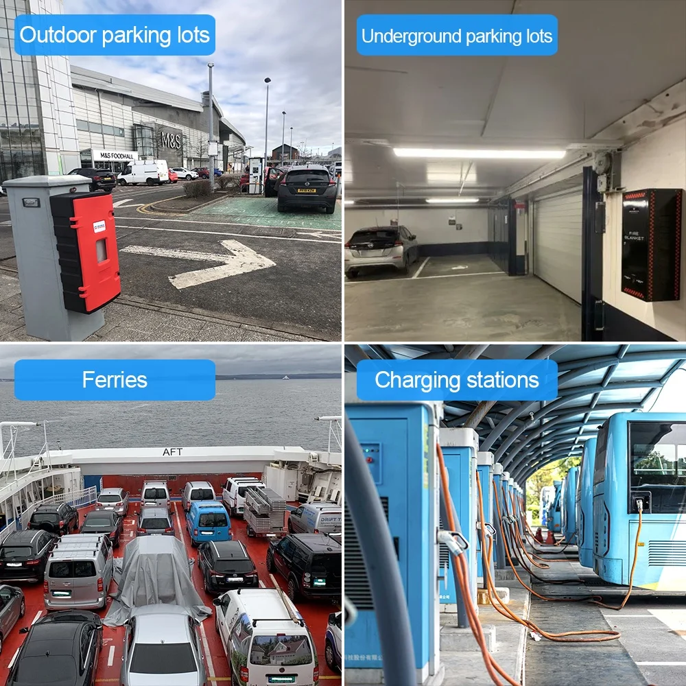 6 м * 8 19 8*26 футов Стекловолоконные электромобили противопожарные