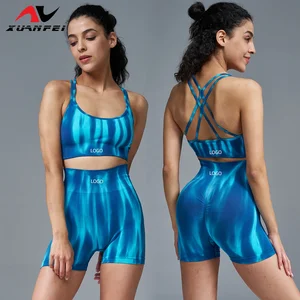 Fitness & Yoga Wear Seamless Knitted Tight Fitting Sportswear Quick Drying Sleeveless Leggings for Women