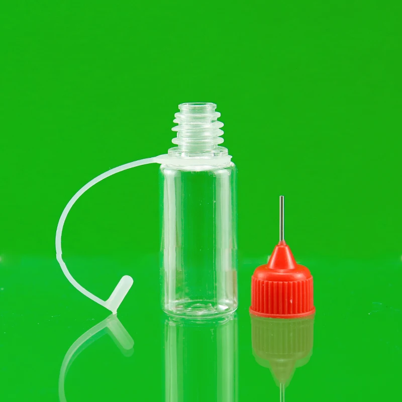 10ml Plastic Painting Glue Dropper Needle Bottle with Cap for DIY Craft and Packaging Empty Needle Tip Squeeze Bottle