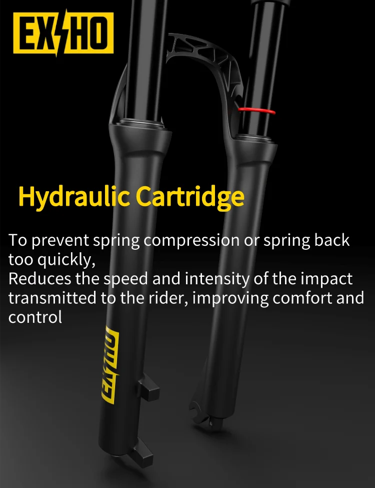 20/26 Magnesium Alloy Air Suspension Fat Bike Fork Hydraulic Lockout 1