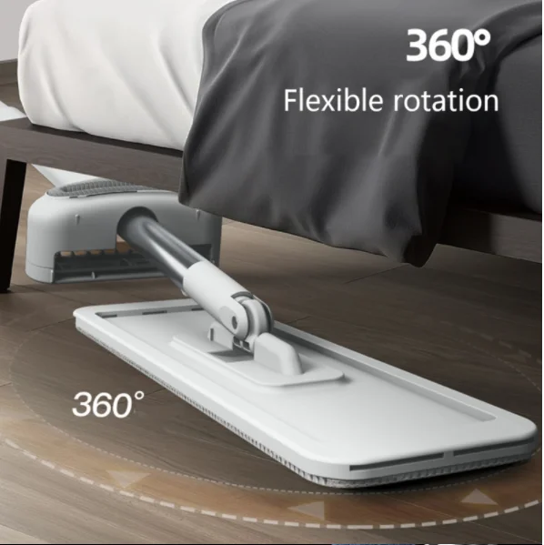 Самовращающаяся плоская Швабра 360 градусов роторная пылесборная Швабра для влажной и сухой уборки