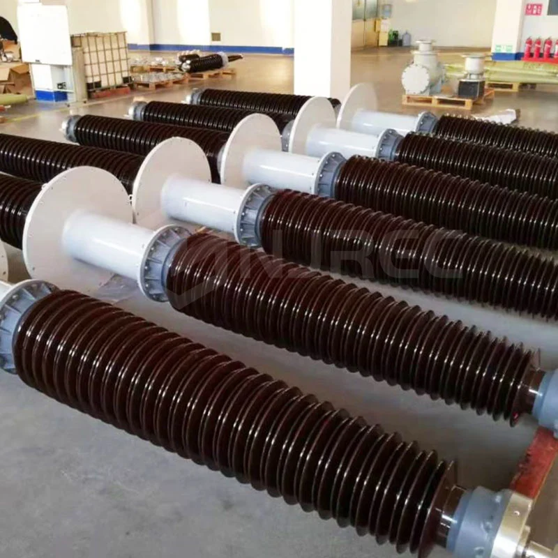 High Voltage RIP Transformer Insulator 123kV 145kV 2500A Porcelain Bushing