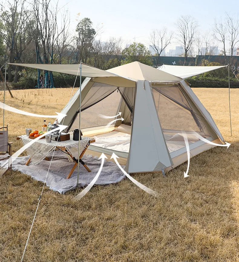 Waterproof Portable 34 Persons Outdoor Camping Tent Automatic Quickly