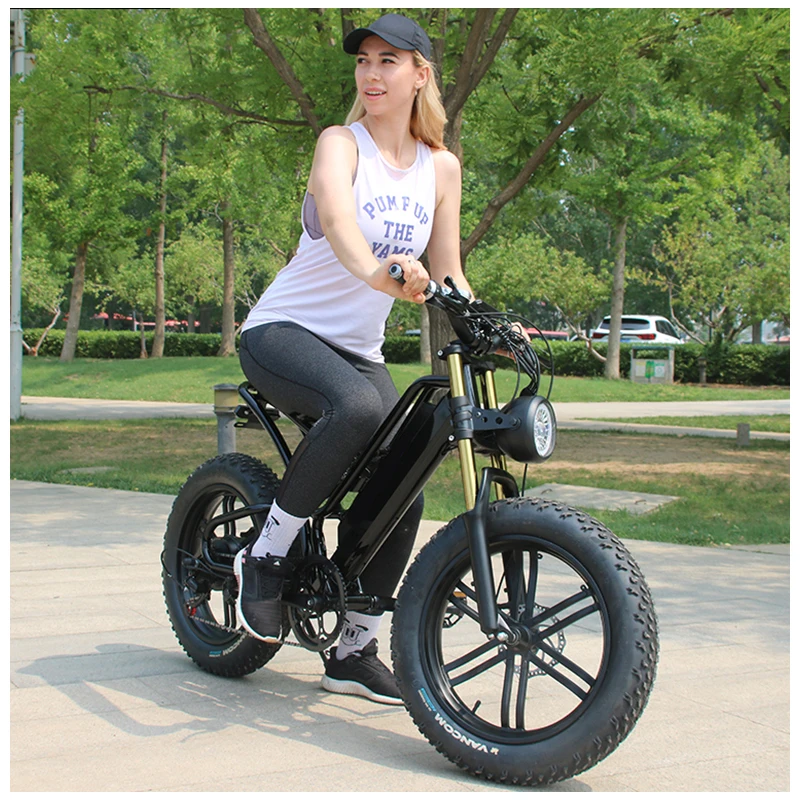Oem 20 Inch 48v 750w Fat Tire Electric Motorcycles Mountain Dirt Bike ...