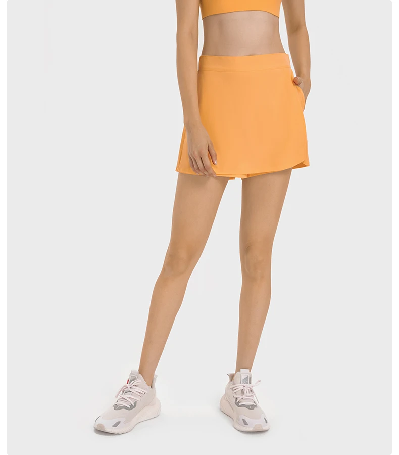 2023 Pleated Tennis Skirts For Women Sports Shorts Skirts Custom Logo