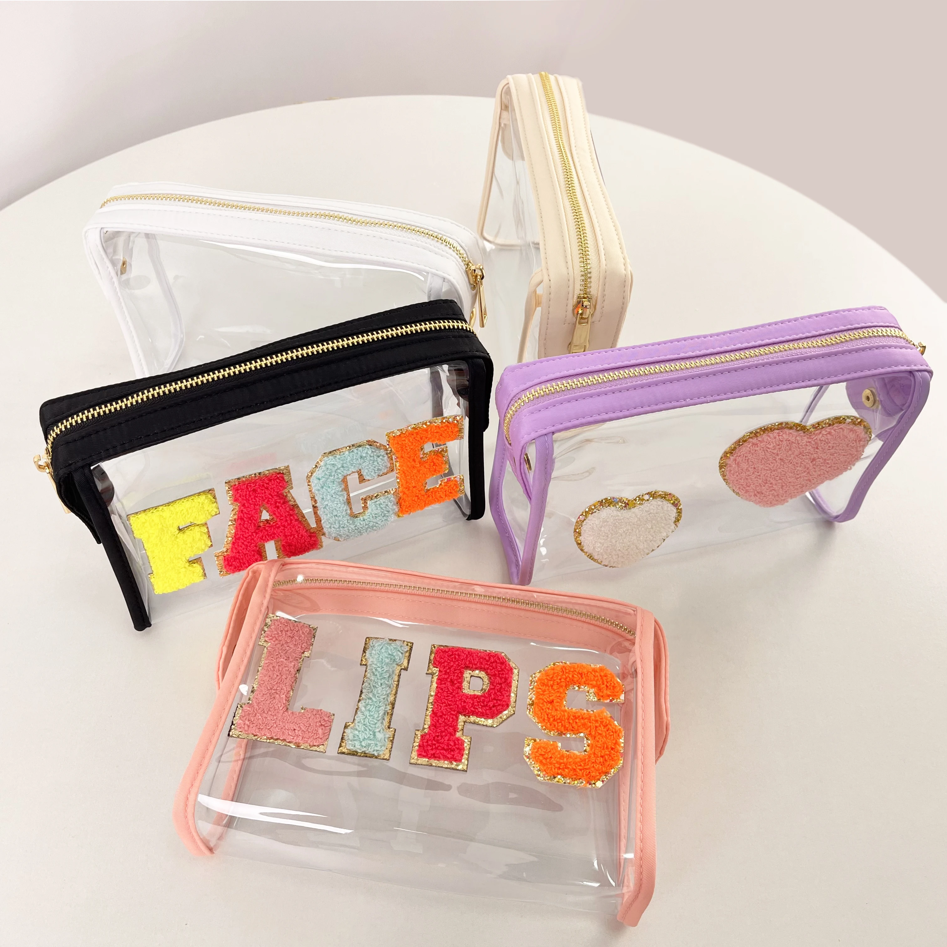 Stoney Clover Large Clear PVC Transparent Cosmetic Bag Low MOQ - Main Image