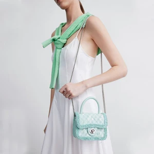 Wholesale Winter Mini Fashion Crossbody Bag Ladies Luxury Women Fur Fabric Handbag Purse