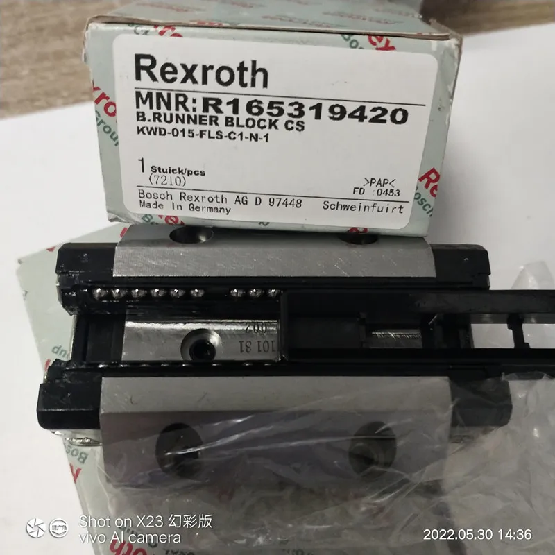 Original Rexroth CNC Linear Guide Runner Block R165381422