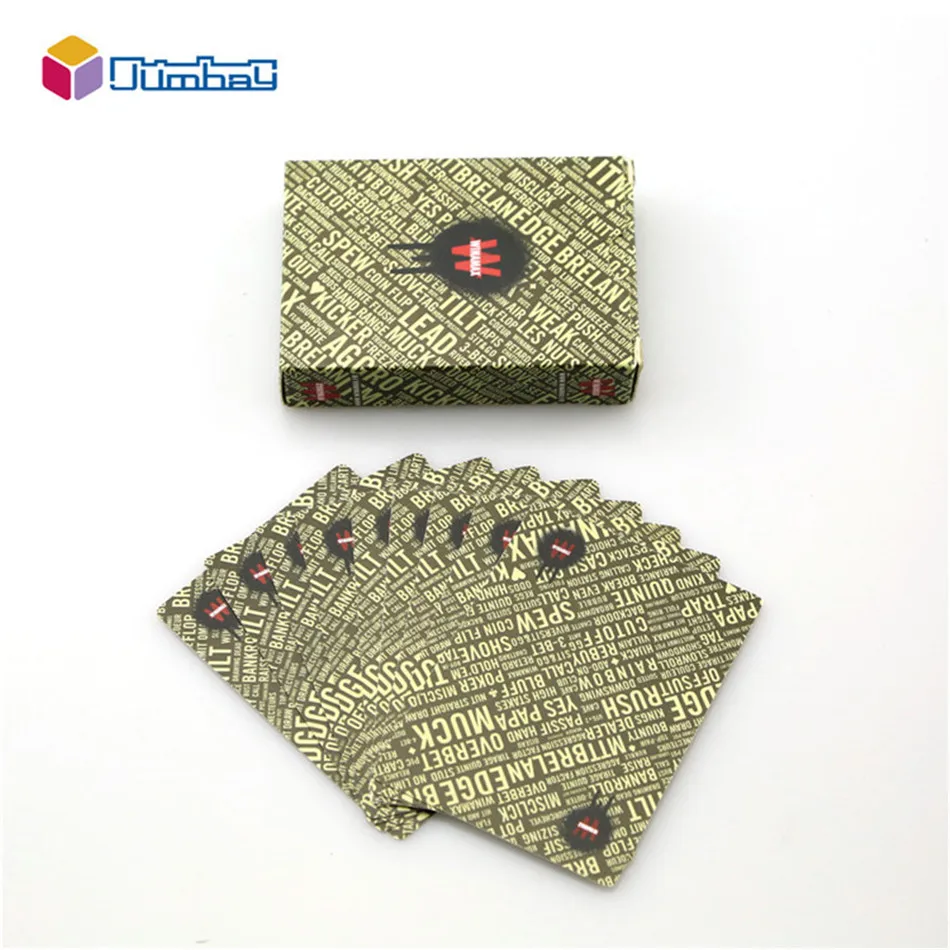 专业定制印刷广告扑克牌在巴基斯坦购买扑克牌