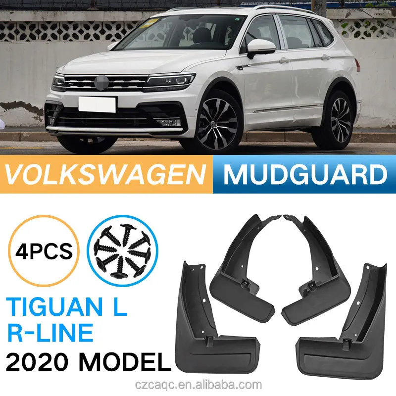 Set Car Mudflaps Front Rear Mud Flaps Mudguards Splash Guards Fender Flares for VW Tiguan/Tiguan L 2020