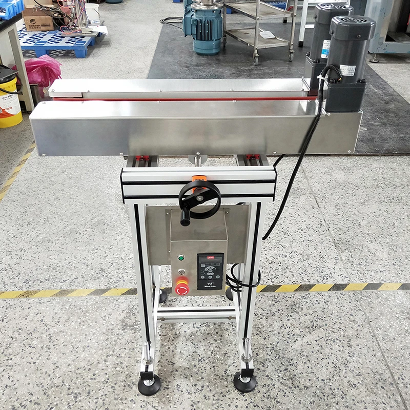 Cosmetics and Perfume Bottle Transporting Belt Adjustable Speed Height Conveyor Belt for Ink Jet Printer