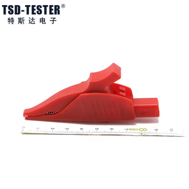 
Высокоточный медный изолированный защитный зажим типа крокодил CE CATIII 1000V /MAX.32A 4mm Jack Аллигатор 