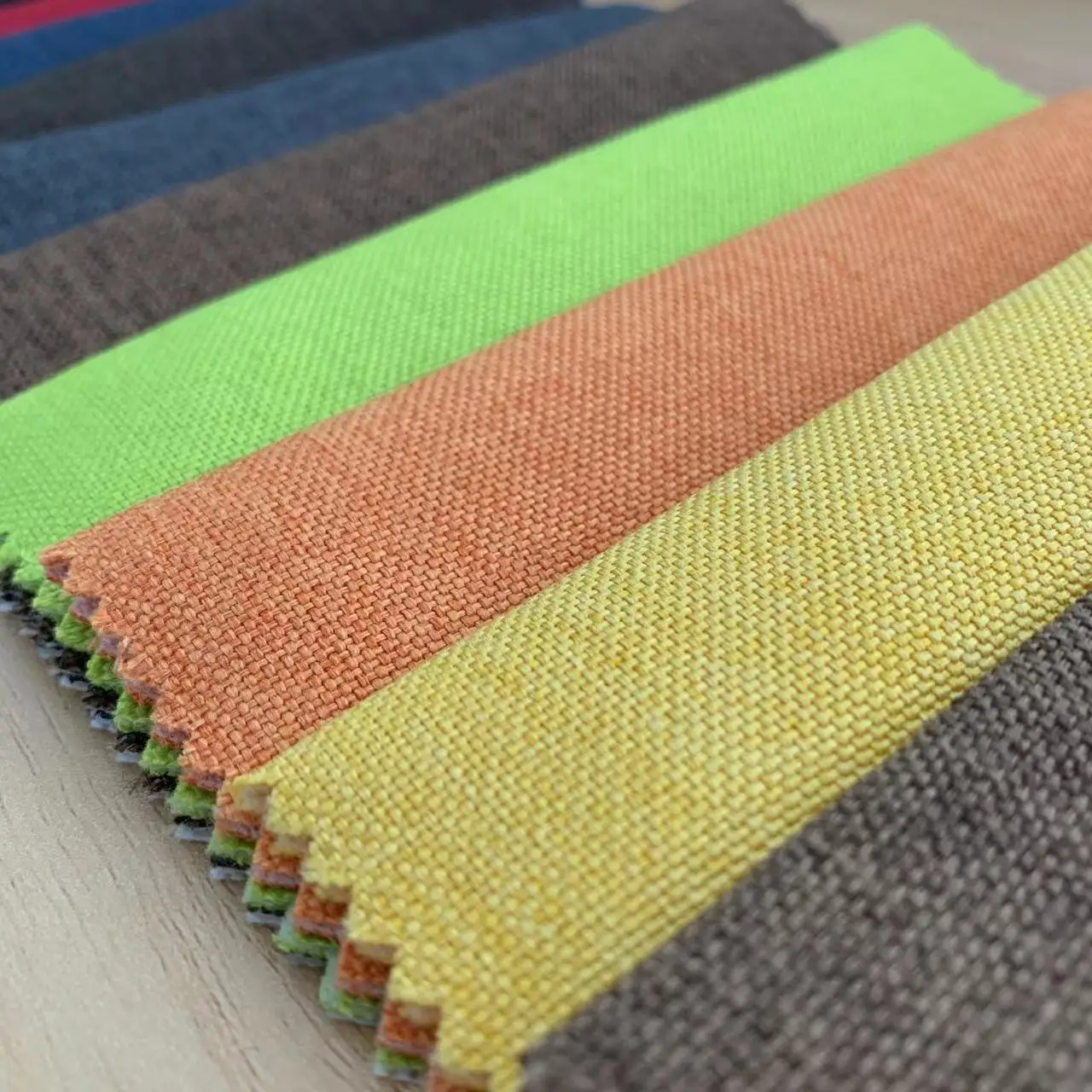 Hot Sale 100 Polyester Linen Sofa Fabric For Home Textile Buy Linen