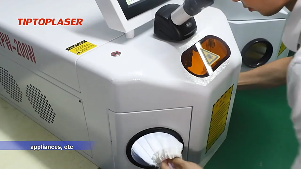 Tiptoplaser Jewelry Laser Spot Welding Machine For Sale Laser Welder