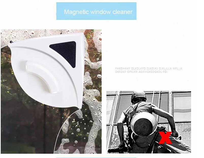 Dailymag Double Sided Best Magnetic Glass Window Wiper Magnetic Window Cleaner for Double Glazing in Stock