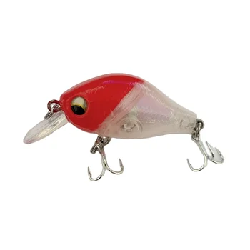 Five-and-a-Half-Inch Dull Tin Rock Fat Guy Hard Bait Three-Hook Plastic Simulation Bass Minnow Lure 8g Live Bait Fishing Gear – Minnow – view 2
