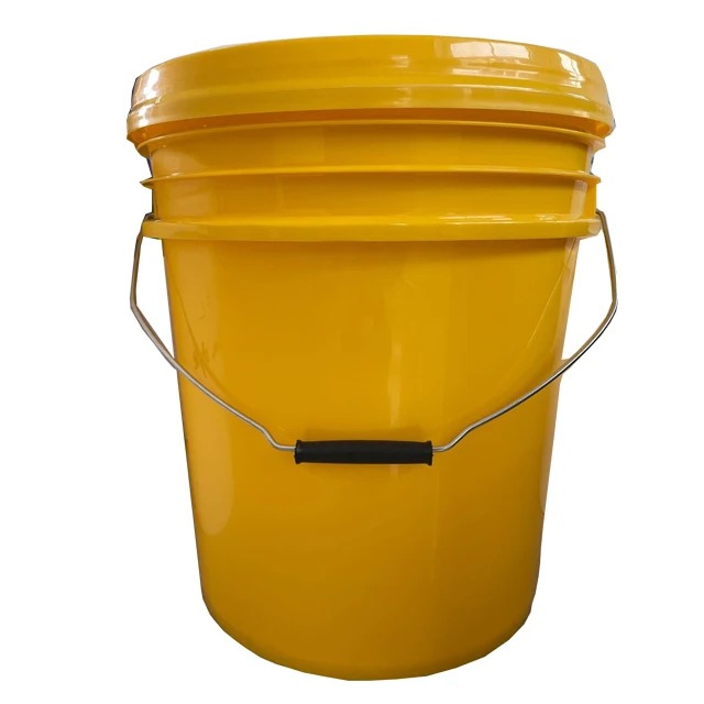 20l Unprinted Plastic Paint Bucket Hdpe Pail For Engine Oil Buy 20