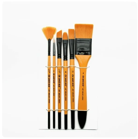 7 шт. набор нейлоновых кистей для рисования акварель