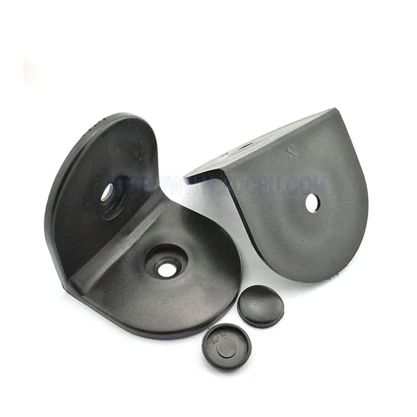 20 Staffe Angolari In Plastica Trasparente - Per Montaggio A 90 Gradi Con Viti E Dadi - Foto 6