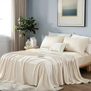 Ultra Silk Soft 100% Eucalyptus Lyocell Tencel Duvet Cover Designer Brand Bedding Set 100% Eucalyptus Tencel Bedding Sheet Set