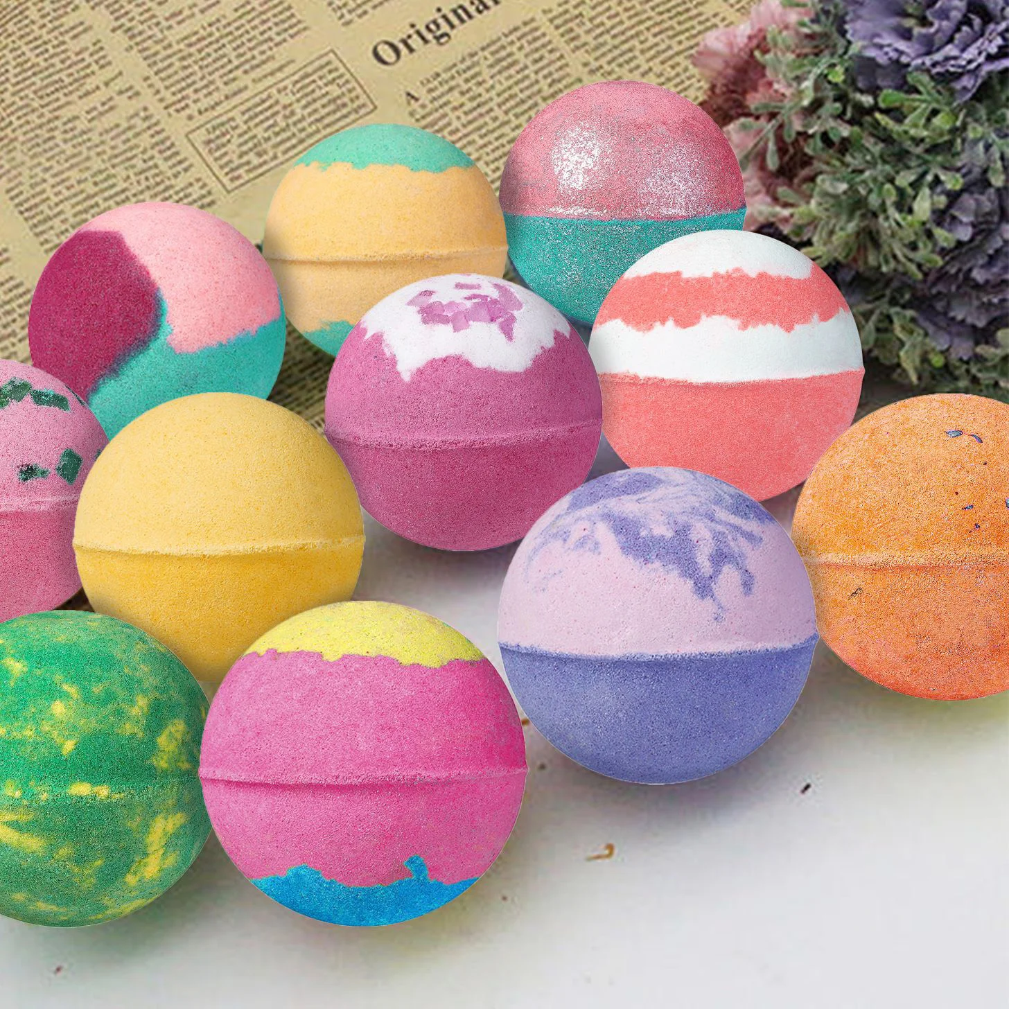 Оригинальный производитель, Собственная Марка, оригинальные натуральные Бомбочки для ванны, органические спа-Бомбочки для ванны, бомбочка для ванны с индивидуальным логотипом, веганская красочная Радужная бомбочка для ванны