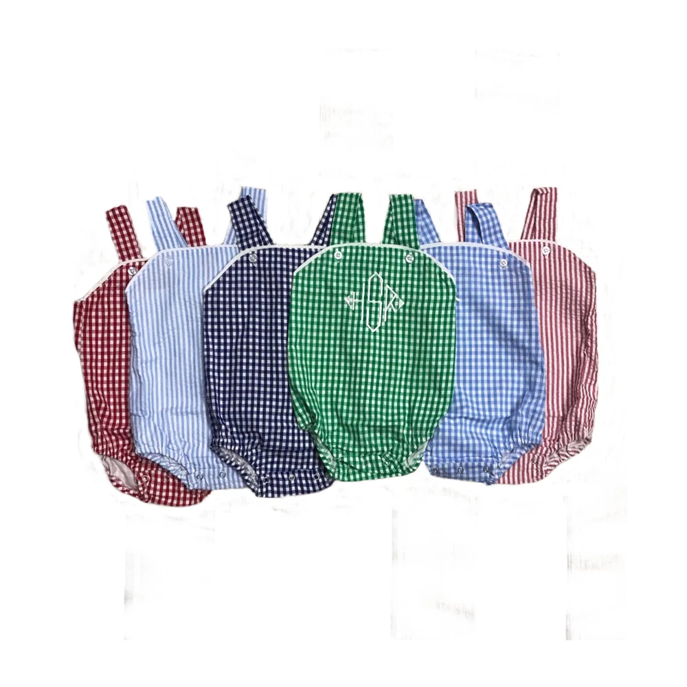 Combinaison De Soleil Monogramme D Ete Pour Bebe Garcon Et Fille Ventouse A Carreaux Coloree Barboteuse A Bulles Buy Bebe Filles Barboteuses A Bulles Combinaison De Soleil Sans Manches Nouveau Ne Barboteuse D Ete Monogrammee Product On Alibaba Com