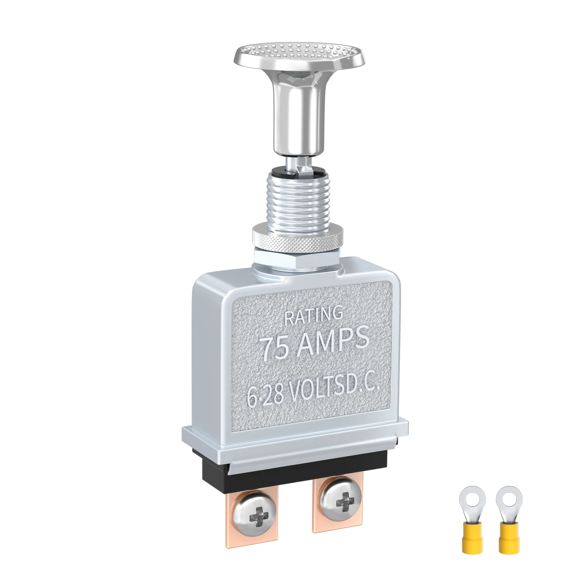 Heavy Duty Push And Pull Switch 6-28VDC 75A 2Pin Automatic Headlight ...