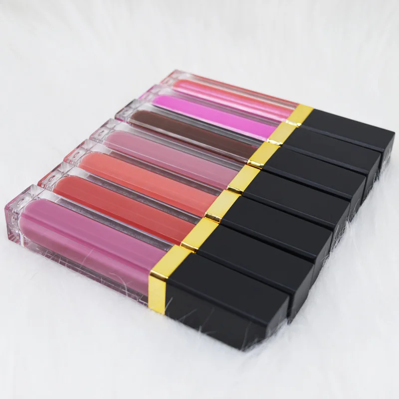 HOT matte waterproof cosmetics Lip Gloss With Mirror Colors Lip Gloss Plump Wholesale Lip Gloss