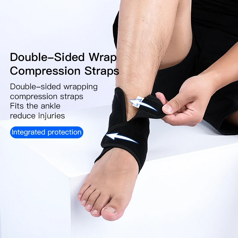 Fashion Adjustable Pressurized Ankle Support Protector Basketball Anti Sprain Ankle Brace Compression Stabilizer Guard for Sport