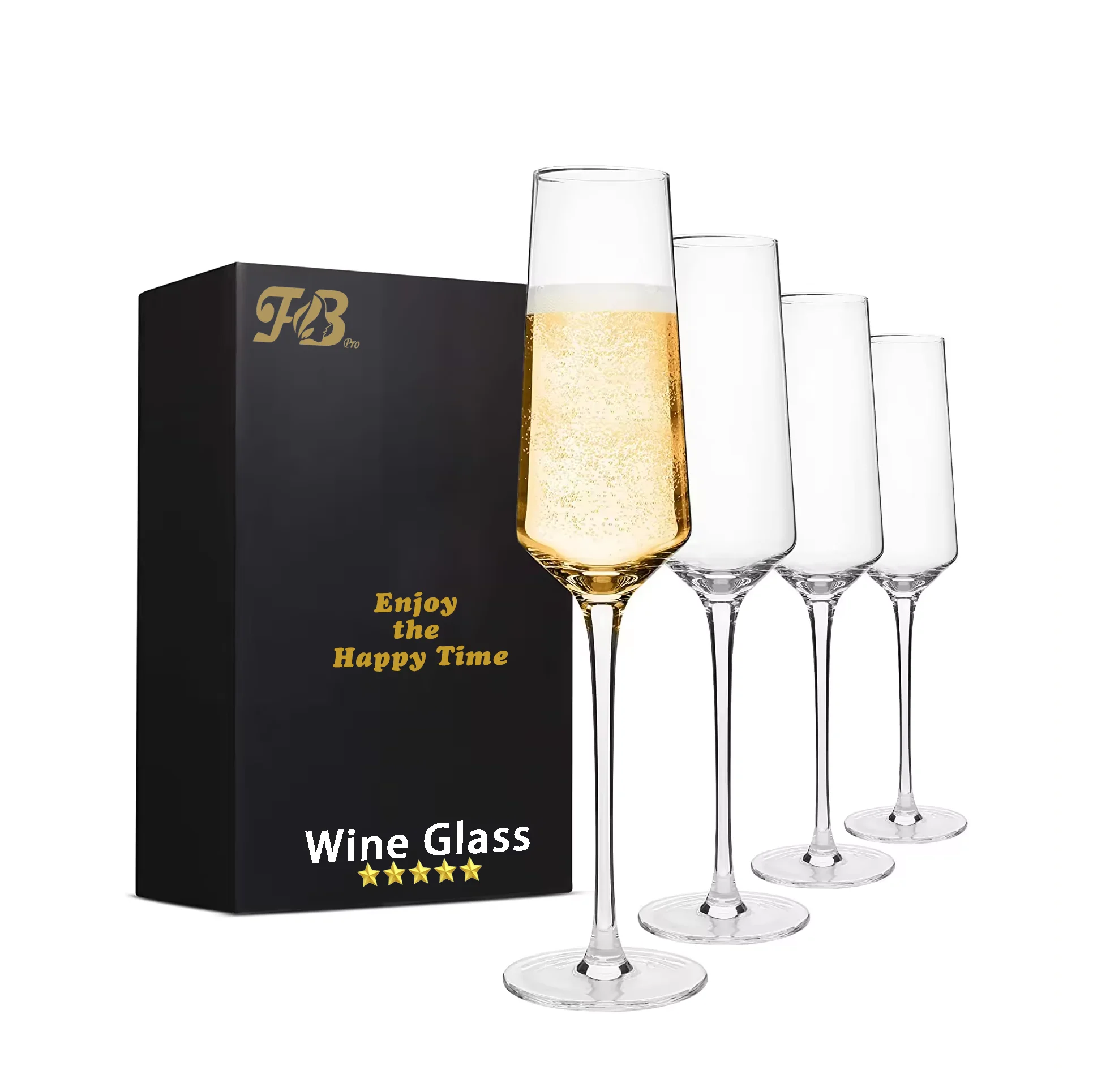 Hand Blown Red Wine Glasses Clear Large Wine Glasses Premium Crystal ...