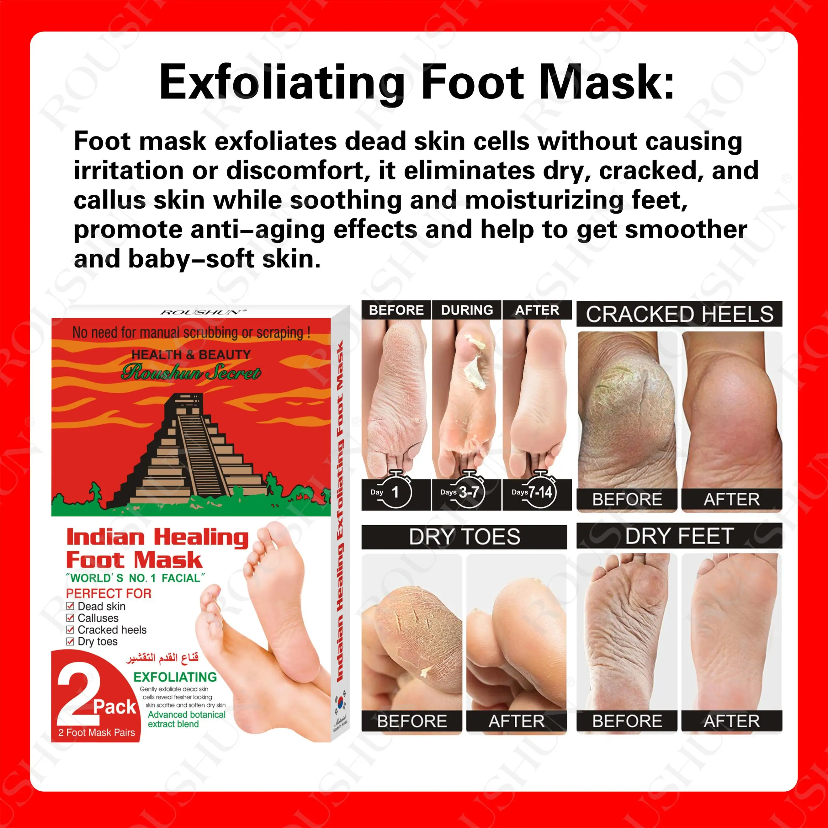 indian foot mask