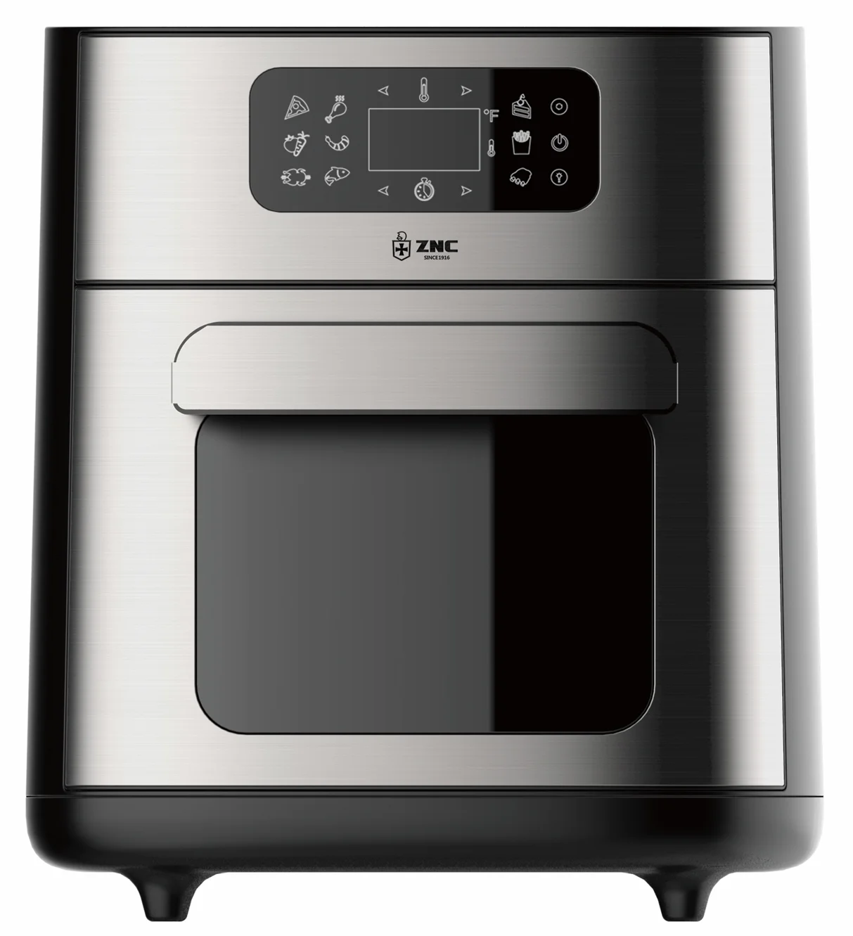 Newest Large Capacity 10L Multi Function Stainless Steel Electric Power Deep Air Fryer Oven for Healthier Fried Food