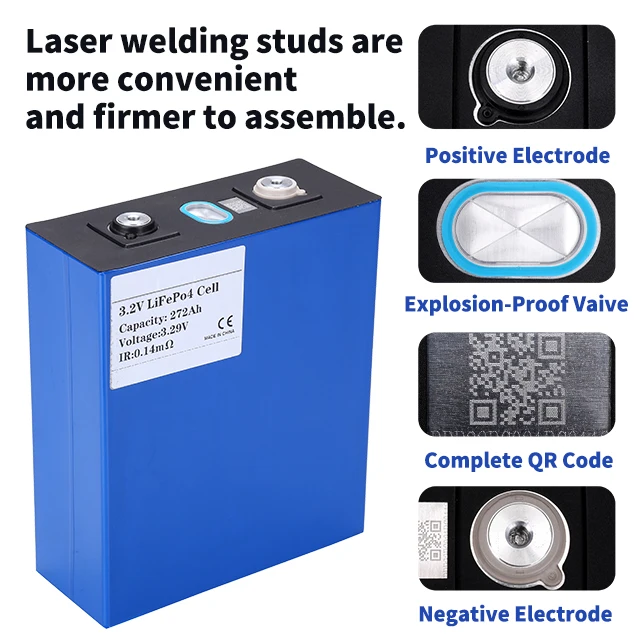 Solar Power Lifepo4 Lithium Battery Cell Storage System Pack 302ah 310Ah 320A 272ah 3.2v 1