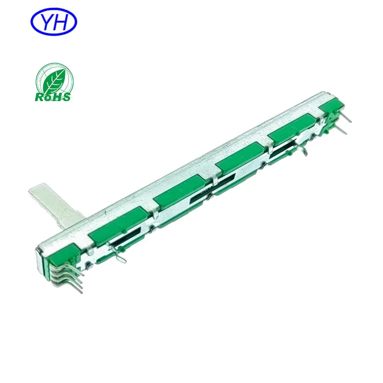 Fader in mixer PS30M PS60M PS45M ALPHA RA6044 100mm 60mm 45mm 30mm 20mm travel 10K 20K 50K 100K fader slide potentiometer 60mm
