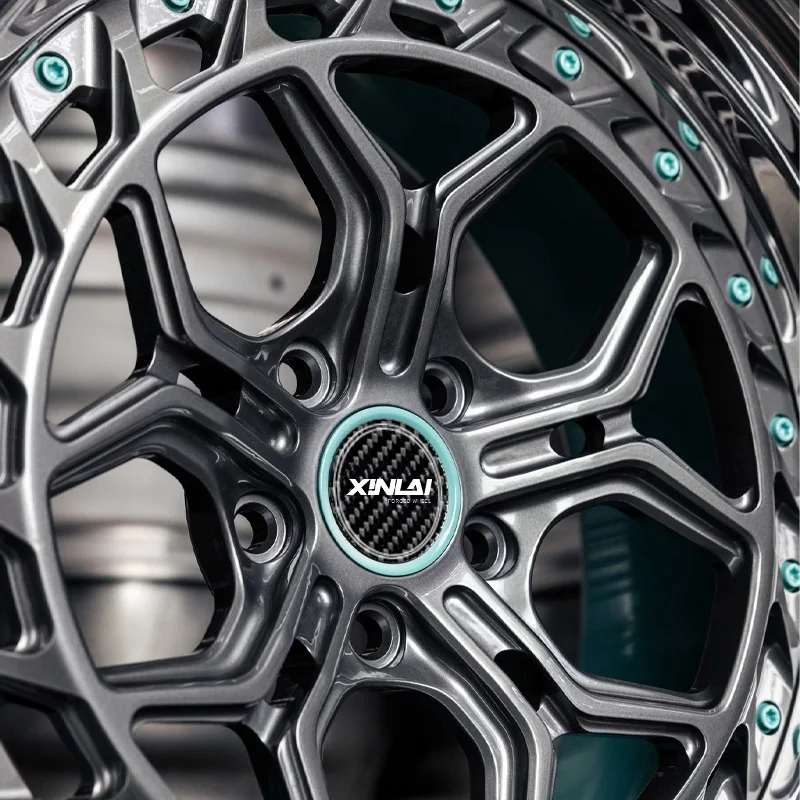 XINLAI Deep Concave 2-piece Forged Passenger Car Wheel 5x120 5x112 5x114.3 Beadlock Wheels 18 19 20 21 22 23 Inch Rims - Image 5