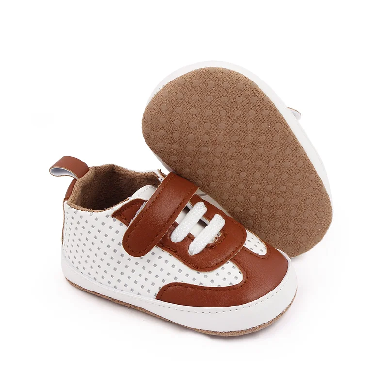 Spring and Autumn New Baby Color Mesh Breathable Soft Sole Non-slip Baby Walking Shoes manufacture