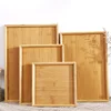 Plateau carré en bambou, 20*20*2,2 mm