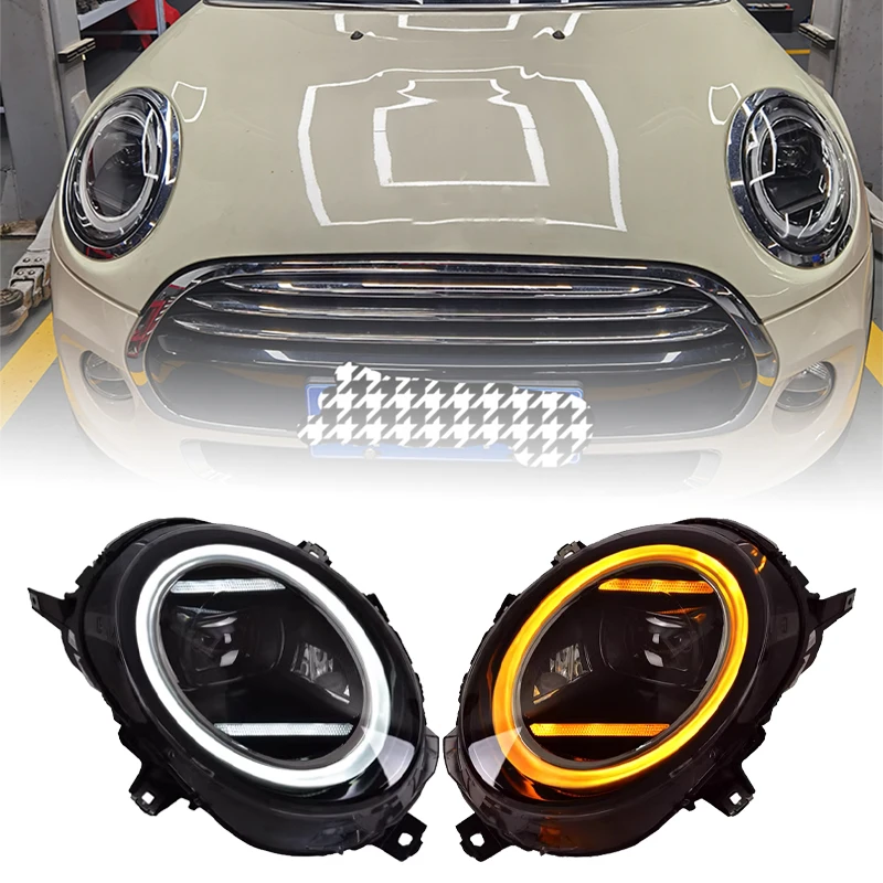 YU Guang New 6000K LED Head Lamp For Mini Cooper F56 2014-2022 Plug And Play Front Light Upgrade