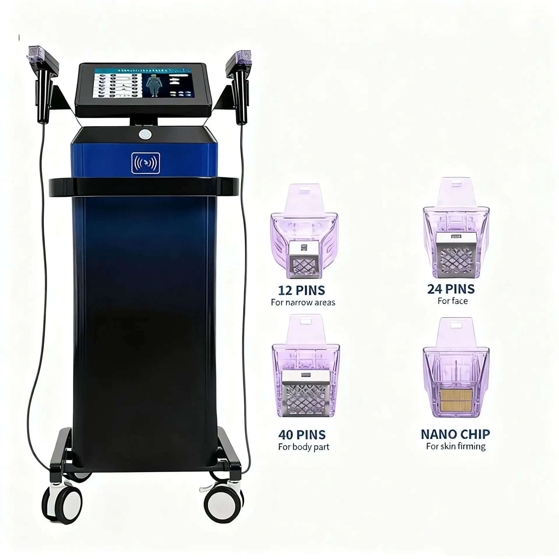 Shop Morpheus 8 RF microneedling cartridges with 12, 24, 40 pins and nano chip. Sterile, single-use, precision-engineered tips for skin tightening, acne scars, and anti-aging treatments. Morpheus 8 Fractional RF Microneedle Cartridge (12 / 24 / 40 Pins & Nano Chip)