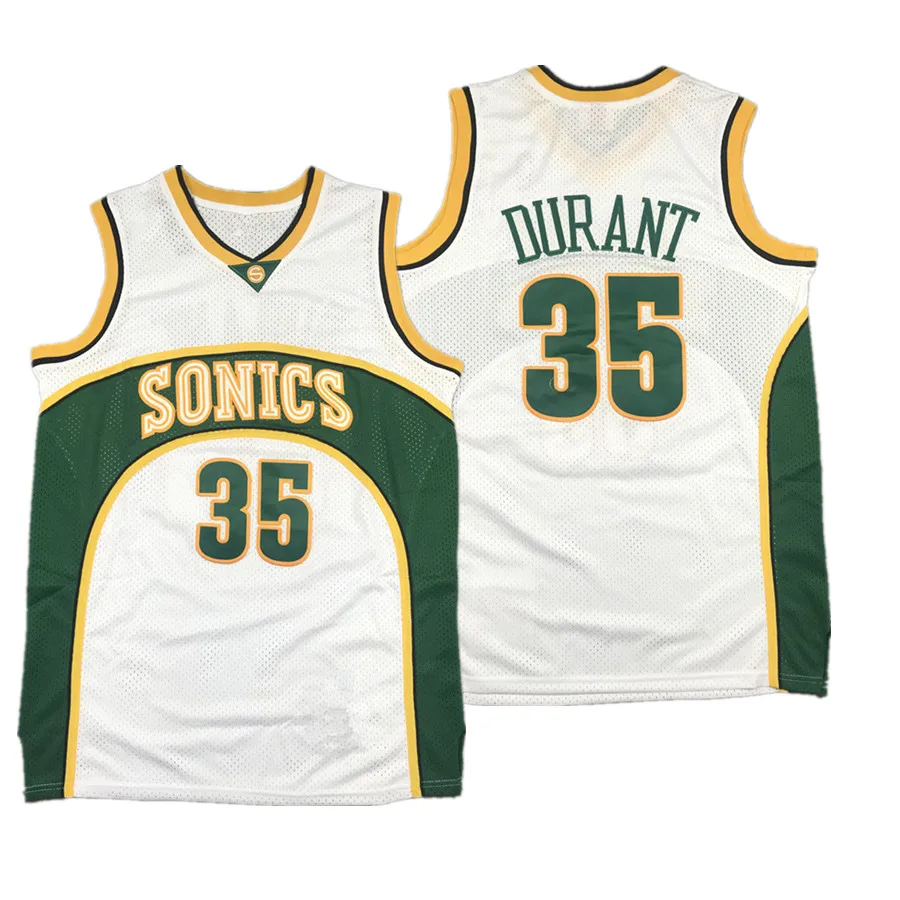 Wholesale Seattle Super Sonic Throwback Jerseys 20 Gary Payton 40 Shawn  Kemp 35 Kevin Durant Stitched USA Retro Classics Basketball Jersey From  m.